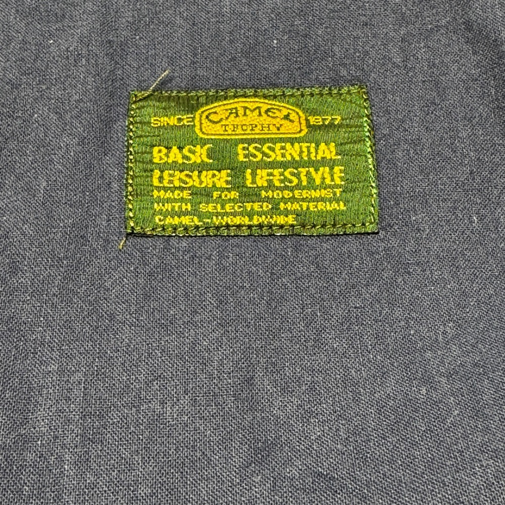 Camel Trophy Adventure Wear Shirt Mens XXL Blue Short Sleeve Utility Cotton Top - Picture 2 of 11